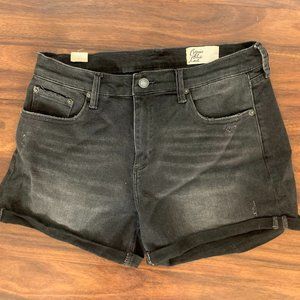 Black Cosmic Blue Love Jean Short